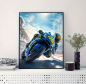 Preview: Diamond Painting Motorradrennen Valentino Rossi
